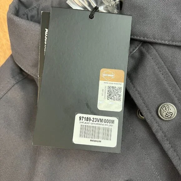NEW Men's 120th Anniversary Operative Riding Shirt Jacket - Blackened Pearl Sz M - Picture 5 of 13